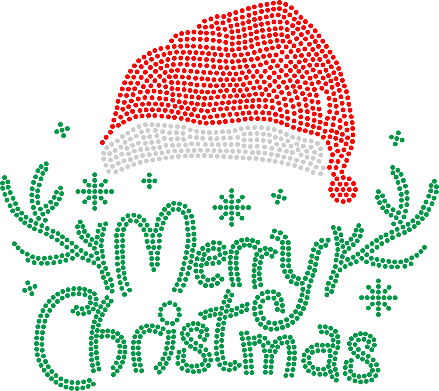 Merry Christmas" Rhinestone Hoodie