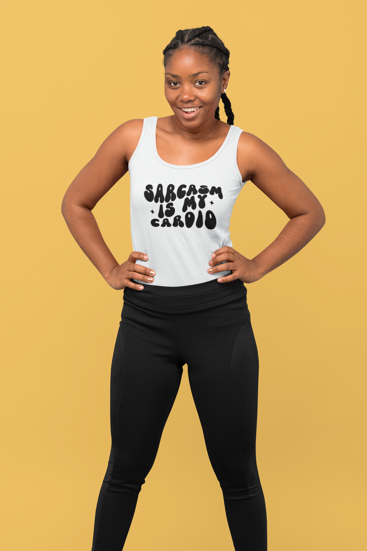 Sarcasm Is My Cardio – Tank Top