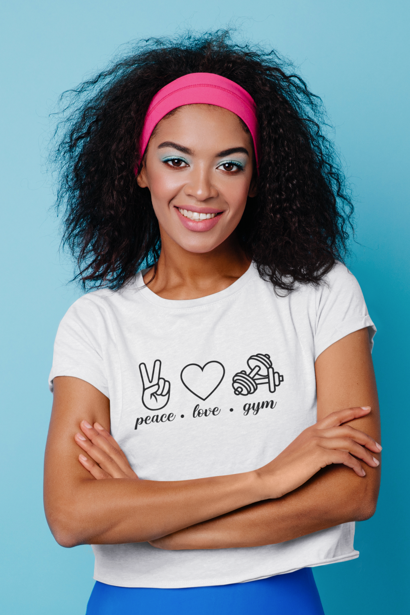 Peace Love Gym – Crop Top