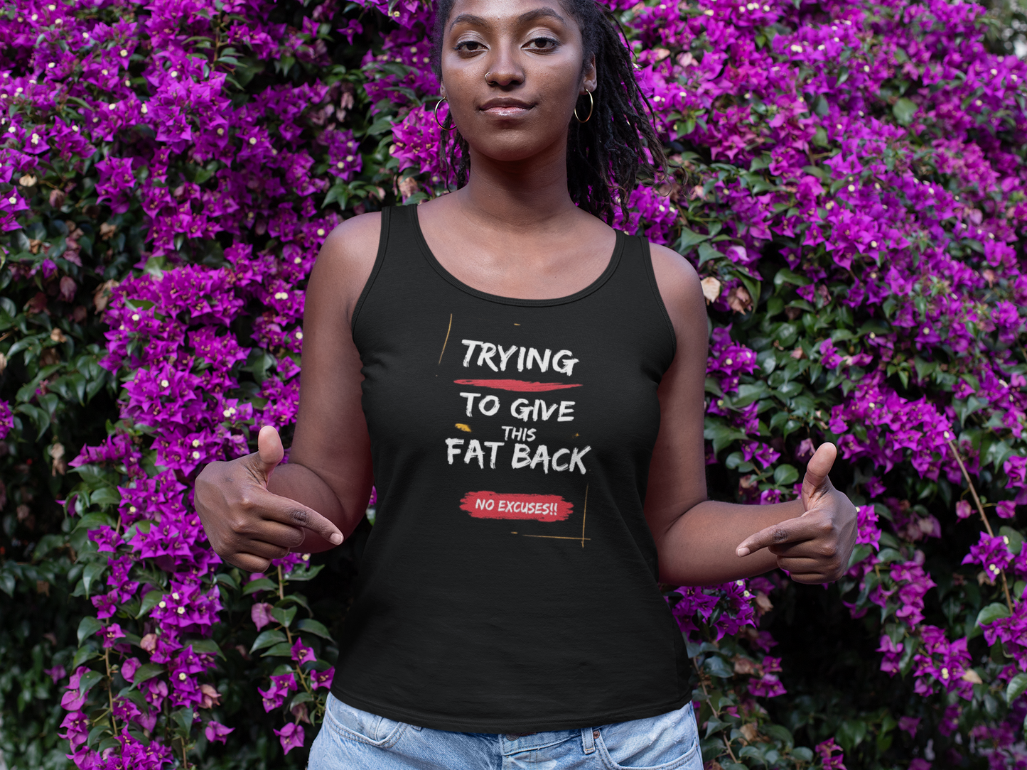 Trying to Give This Fat Back – Tank Top